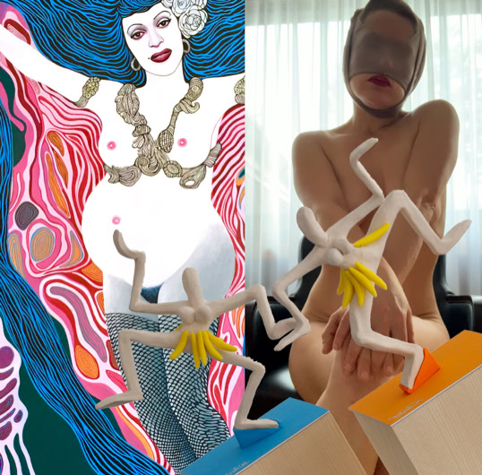 Entre dessin, sculpture, vidéo et dessin animé, l’exposition solidaire « en ligne » 8 MARS, conçue par Denis Tcheskiss, joue l’art de la résistance féministe face aux difficultés d’ouvrir les lieux culturels à Delémont pendant l’épidémie du Coronavirus en 2021.