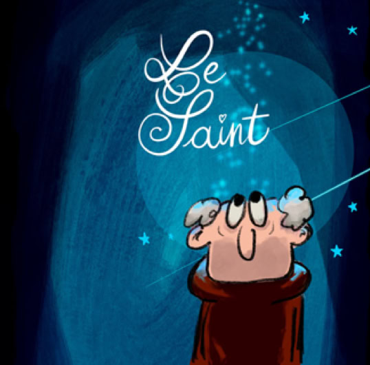L’histoire captivante de saint Ursanne réécrite et illustrée en un récit moderne, décalé et humoristique, traversant les âges, du passé au présent.